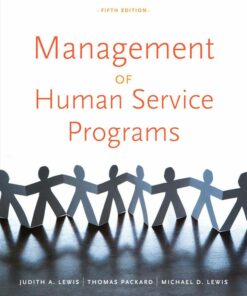 Management of Human Service Programs 5th Edition
