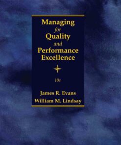 Managing for Quality and Performance Excellence 10th Edition