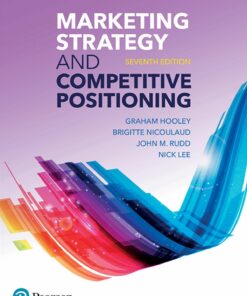 Marketing Strategy and Competitive Positioning 7th Edition