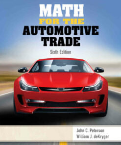 Math for the Automotive Trade 6th Edition