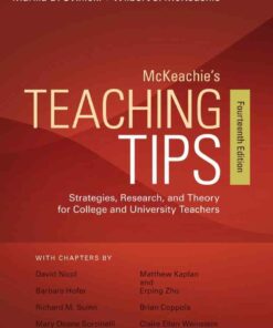 McKeachie's Teaching Tips 14th Edition