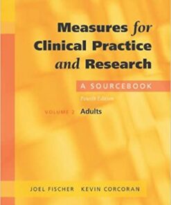 Measures for Clinical Practice and Research: A Sourc
