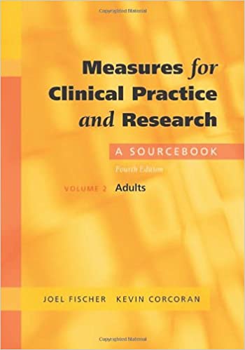 Measures for Clinical Practice and Research: A Sourc