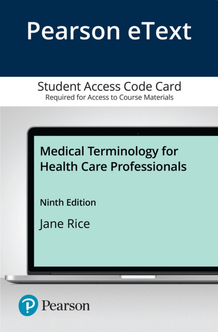 Medical Terminology for Health Care Professionals