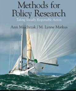 Methods for Policy Research: Taking Socially Responsible Action 2nd Edition