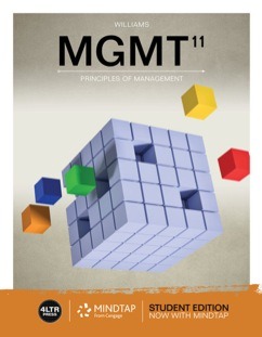 MindTap Management for Williams' MGMT 11th Edition [Instant Access] 1 term (6 months)