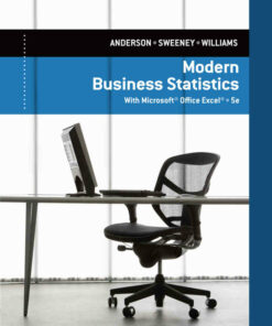 Modern Business Statistics with Microsoft Excel 5th Edition