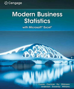 Modern Business Statistics with Microsoft? Excel? 8th Edition