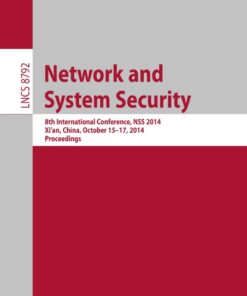 Network and System Security: 8th International Conference NSS 2014 Xi'an China October 15-17 2014. Proceedings