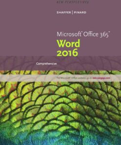 New Perspectives Microsoft Office 365 & Word 2016: Comprehensive 1st Edition