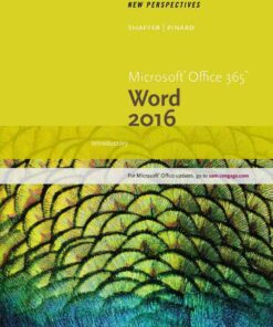 New Perspectives Microsoft? Office 365 & Word 2016: Introductory 1st Edition