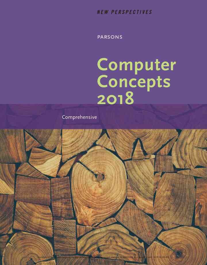 New Perspectives on Computer Concepts 2018: Comprehensive 20th Edition
