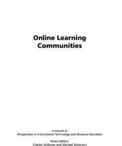 Online Learning Communities