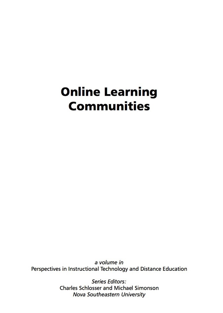 Online Learning Communities