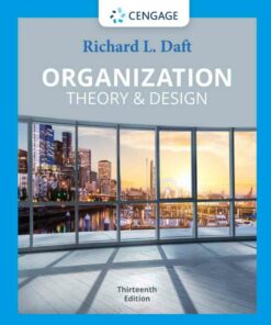 Organization Theory & Design 13th Edition