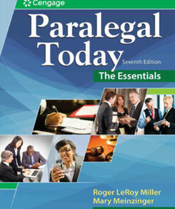 Paralegal Today: The Essentials 7th Edition