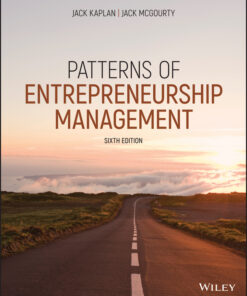 Patterns of Entrepreneurship Management 6th Edition