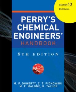 PERRYS CHEMICAL ENGINEERS HANDBOOK 8/E SECTION 13 DISTILLATION