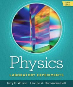 Physics Laboratory Experiments 8th Edition