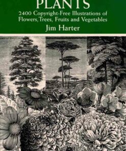 Plants: 2400 Royalty-Free Illustrations of Flowers Trees Fruits and Vegetables