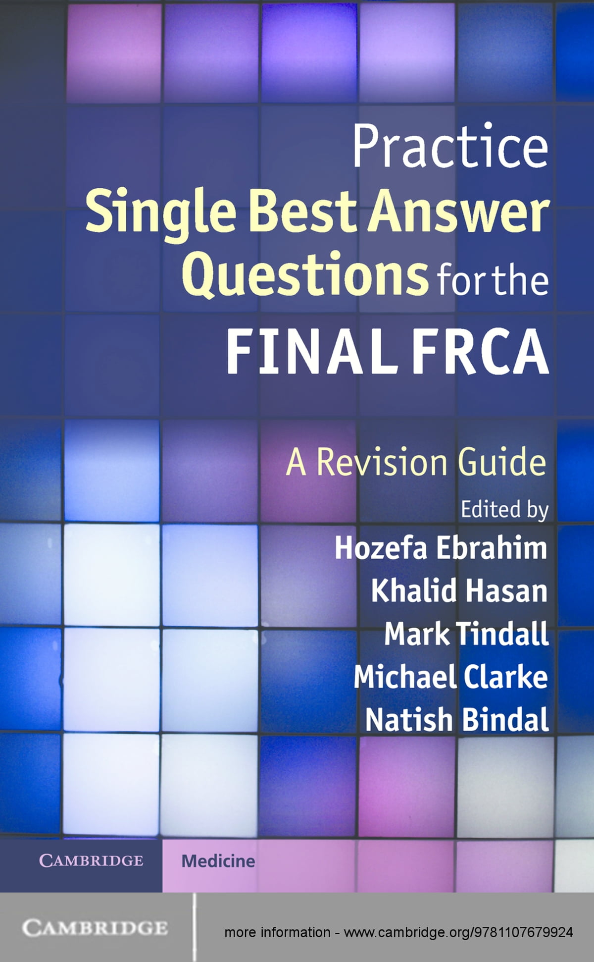 Practice Single Best Answer Questions for the Final FRCA: A Revision Guide