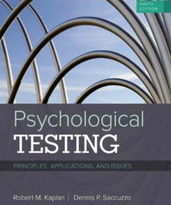 Psychological Testing: Principles Applications and Issues 9th Edition