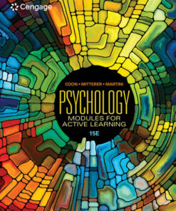 Psychology: Modules for Active Learning 15th Edition
