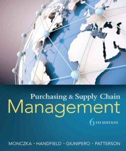 Purchasing and Supply Chain Management 6th Edition
