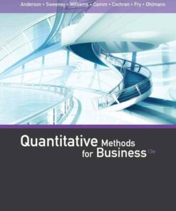 Quantitative Methods for Business 13th Edition