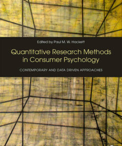 Quantitative Research Methods in Consumer Psychology: Contemporary and Data Driven Approaches