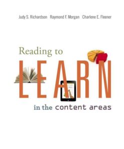 Reading to Learn in the Content Areas 8th Edition