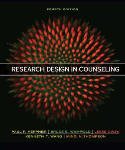 Research Design in Counseling 4th Edition
