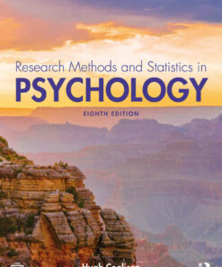 Research Methods and Statistics in Psychology 8th Edition