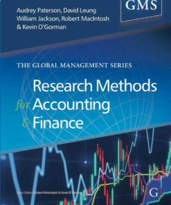 Research Methods for Accounting and Finance
