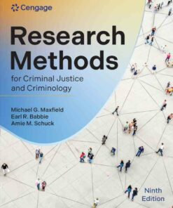 Research Methods for Criminal Justice and Criminology 9th Edition