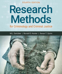 Research Methods for Criminology and Criminal Justice 4th Edition