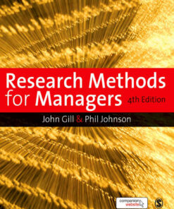 Research Methods for Managers 4th Edition