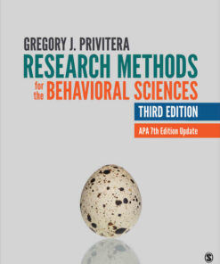 Research Methods for the Behavioral Sciences 3rd Edition