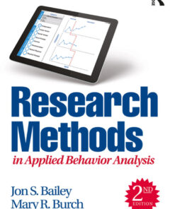 Research Methods in Applied Behavior Analysis 2nd Edition