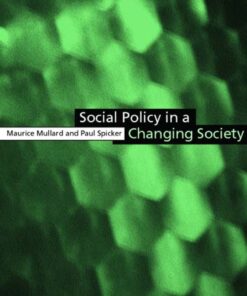 Social Policy in a Changing Society