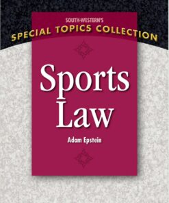 Sports Law 1st Edition