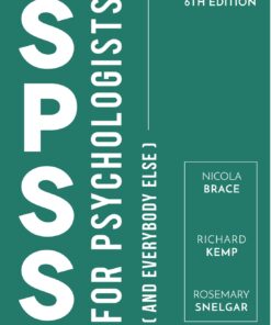 SPSS for Psychologists 6th edition