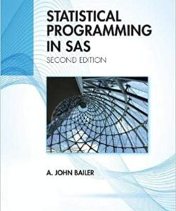 Statistical Programming in SAS