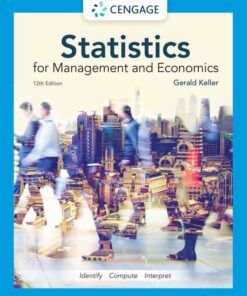 Statistics for Management and Economics 12th Edition
