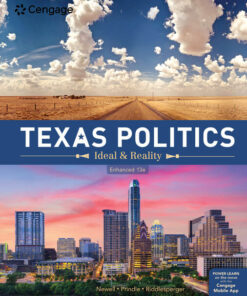 Texas Politics: Ideal and Reality Enhanced 13th Edition