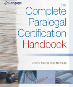 The Complete Paralegal Certification Handbook 5th Edition