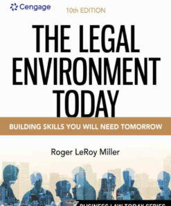 The Legal Environment Today 10th Edition