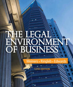 The Legal Environment Today 12th Edition