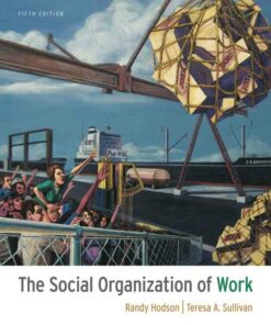 The Social Organization of Work 5th Edition
