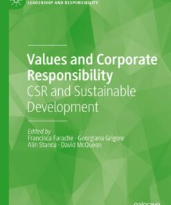 Values and Corporate Responsibility: CSR and Sustainable Development